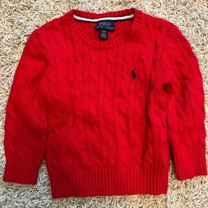 3T Ralph Lauren cable sweater